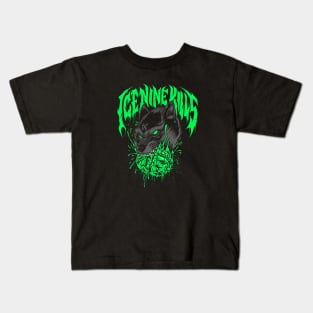 Ice Music Nine Band Kills  – Panther Kids T-Shirt